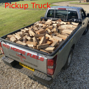 Pickup Truck / Hardwood / Standard sized Logs / Stacking
