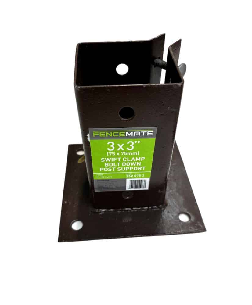 Bolt Down Fence Base 75mm x 75mm