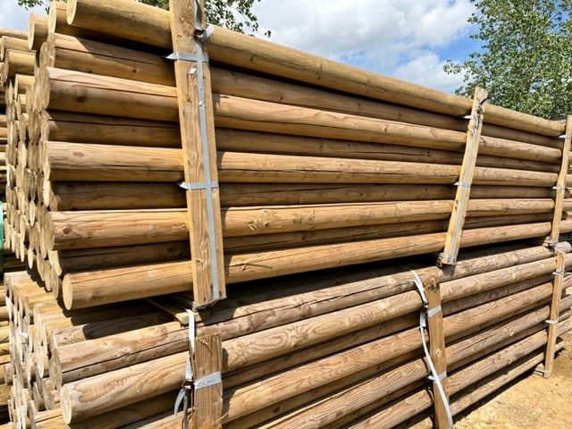 Jump Pole Full Round 3600 x 100 (Machined Finish) (12ft x 4")