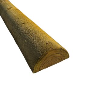 Half Round Rails 3660 x 100 (Machined Finish) (12ft x 4")