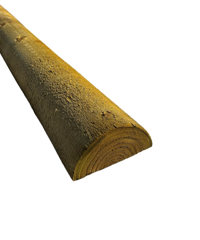 Half Round Rails 3660 x 100 (Machined Finish) (12ft x 4")