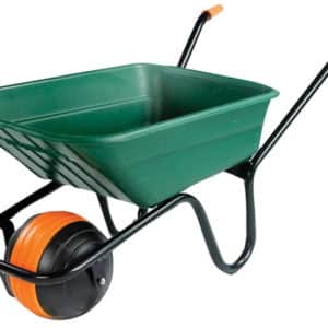 Duraball Green Polyprop. Puncture Proof Wheelbarrow