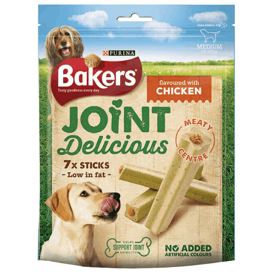 Purina Bakers Joint Delicious With Chicken 7 Sticks (Large dogs 10-25Kg)