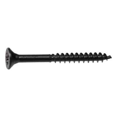 5 x 50 mm Timber Screws Ruspert Black (200) Pack Size