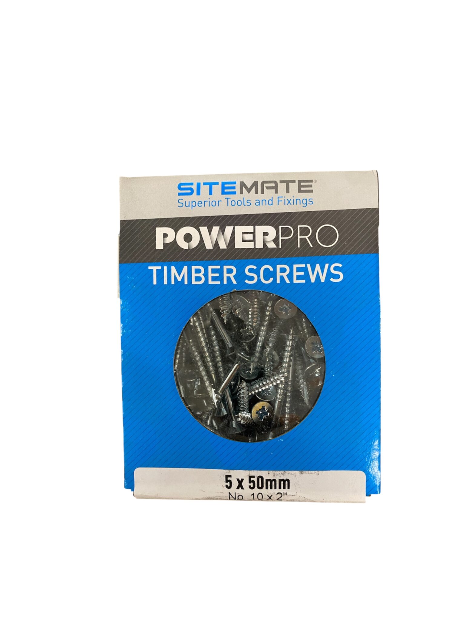 5 x 50 mm BZP Timber Screws (200) Pack Size