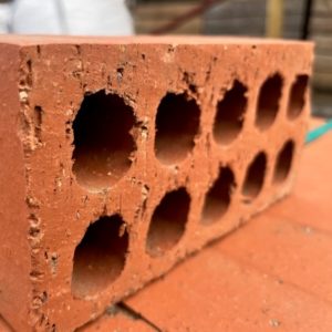 Red Perforated Class B Semi-Engineering Brick