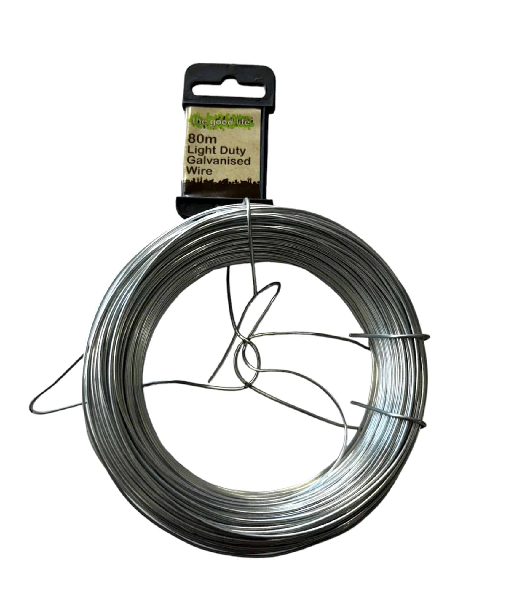 80m Light Duty Galvanised Wire