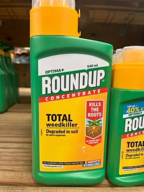 Roundup Optima+ Concentrate Total Weedkiller 540ml