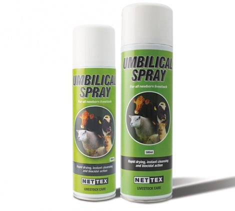 Net Tex Umbilical Spray for Newborn Livestock