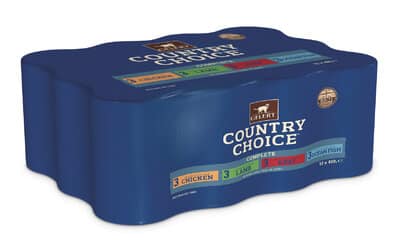 Gelert Country Choice Cat Cans Mixed 400g x 12