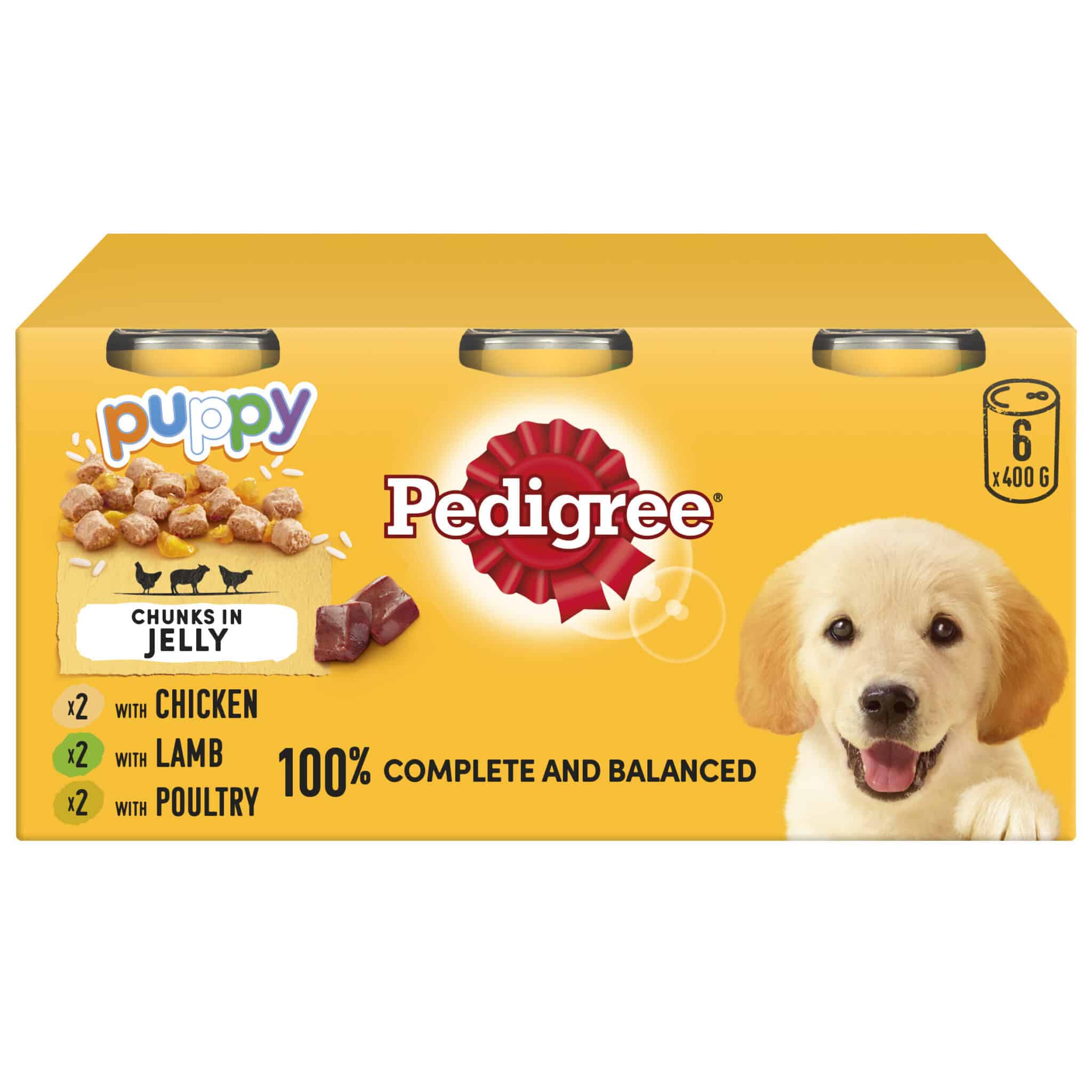 Pedigree Cans Puppy 400g 6 pack