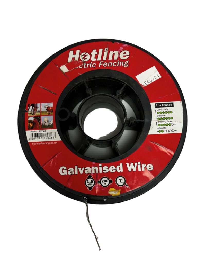 Hotline Galvanised Wire 1.5mm x 200m