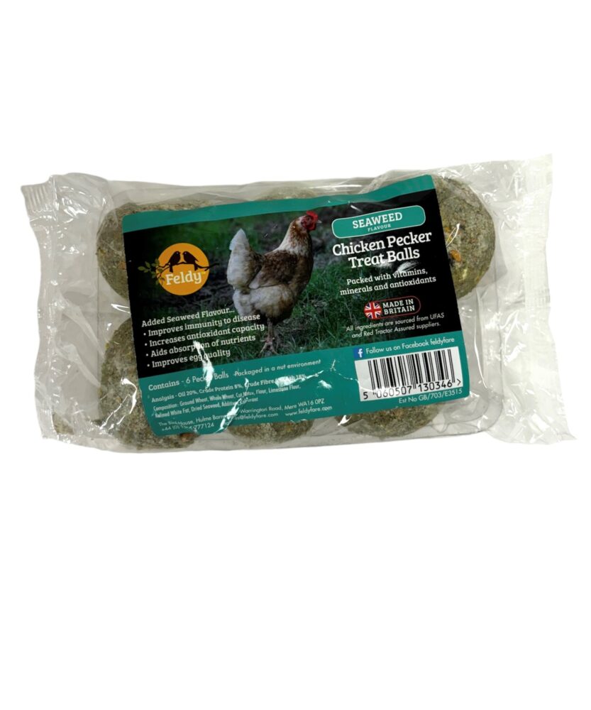 Chicken Pecker Treat Balls ( Seaweed Flavour )