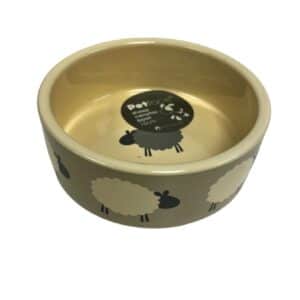 Pet Face Sheep Ceramic Bowl 15cm