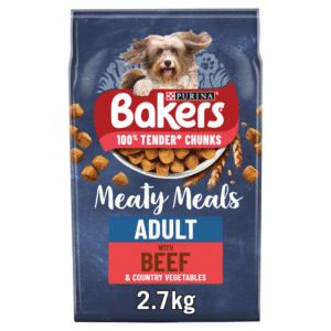 Bakers Meaty Meals Adult With Beef 2.7kg