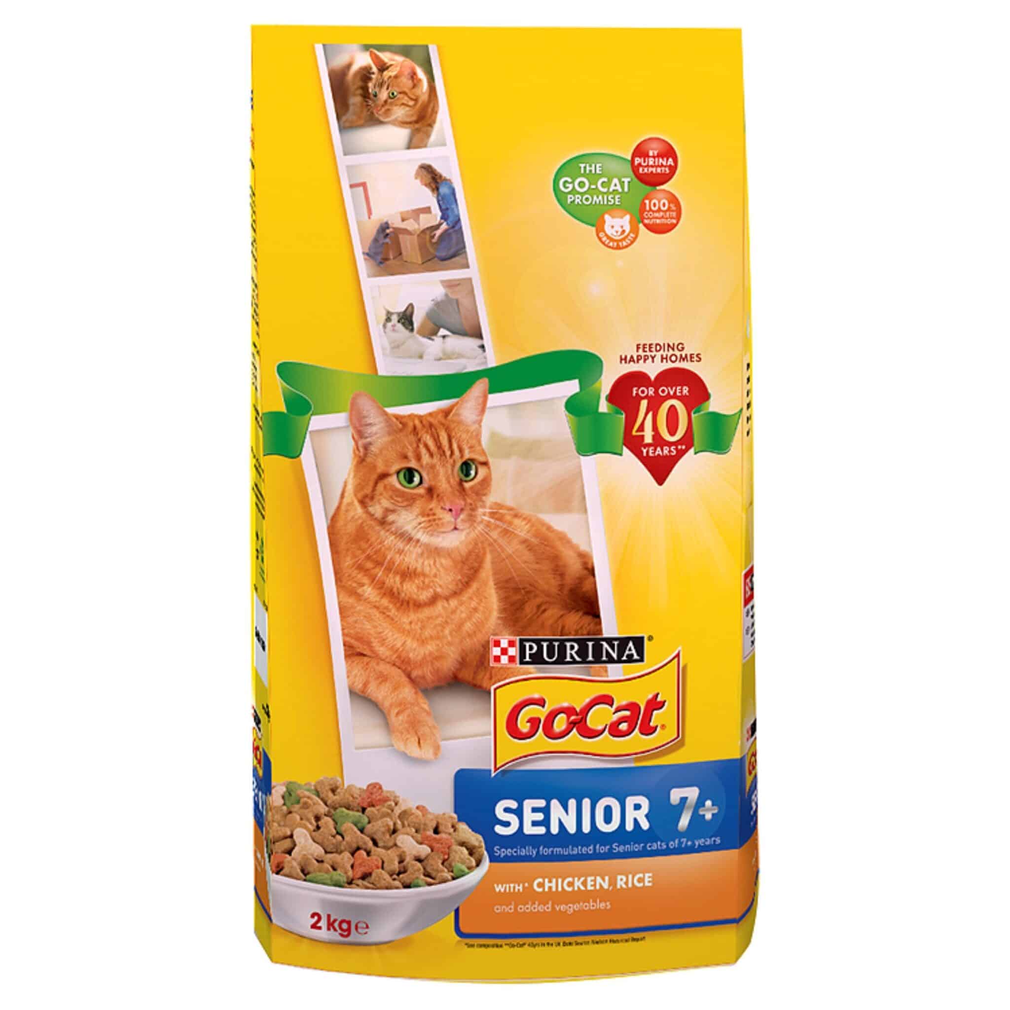 Go-Cat Senior 7+ Chicken, Rice & Veg 2kg