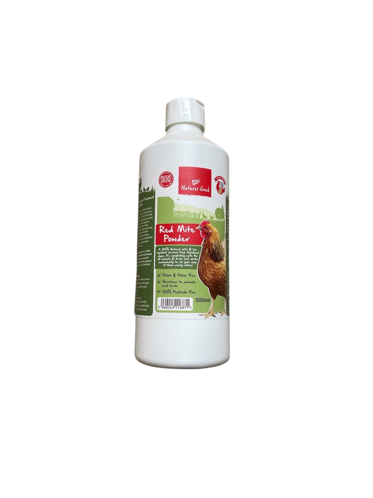 Nature Grub Red Mite Powder 500ml