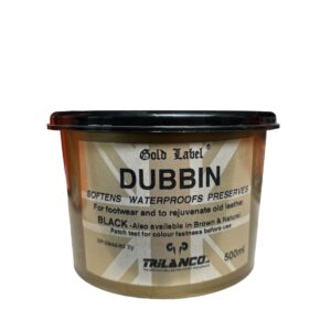 Gold Label Dubbin Black 500g