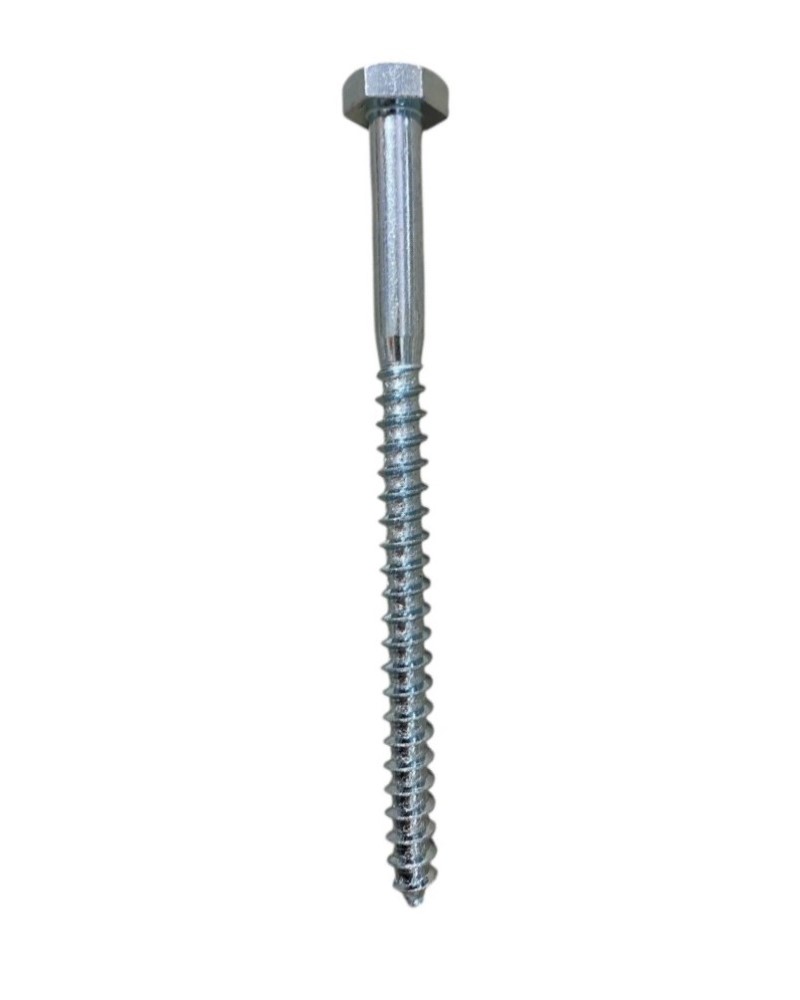 Coach Screw M8 x 100mm Single